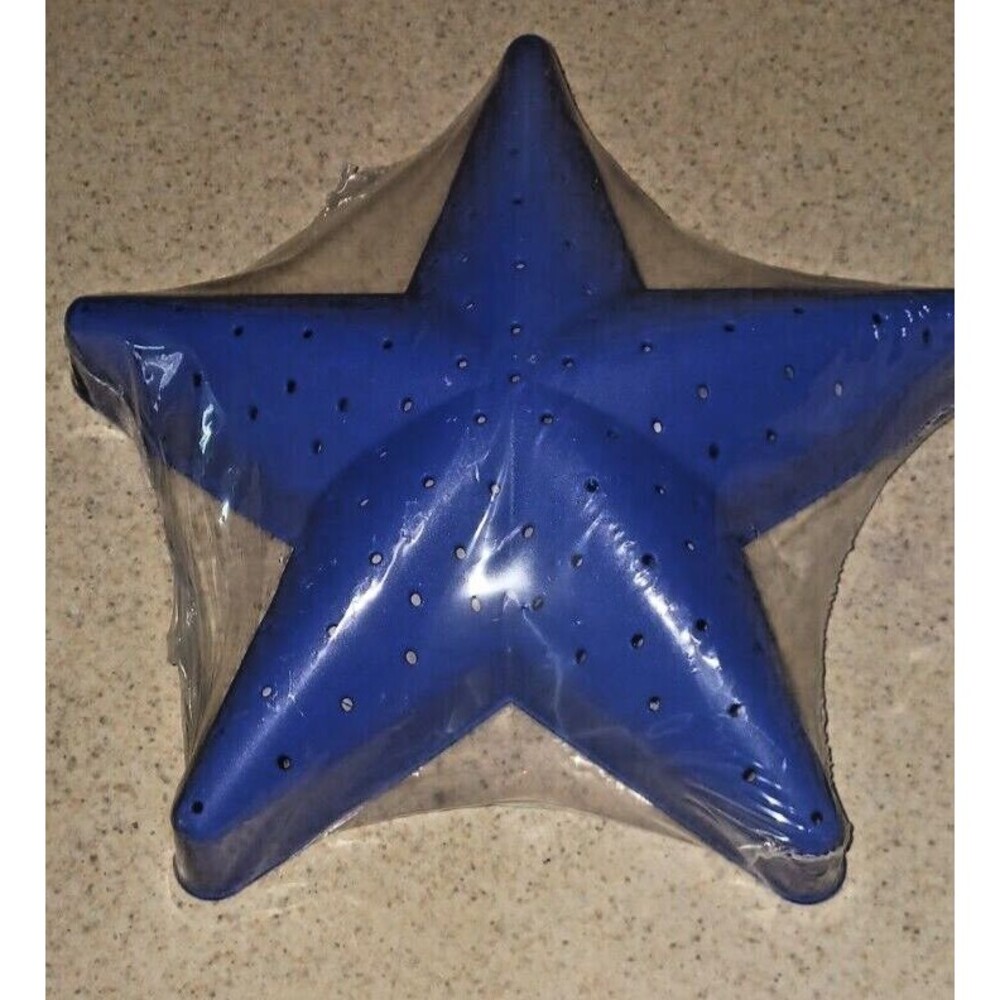 NIP Ikea Smila Stjarna Blue Star Wall Lamp 11"